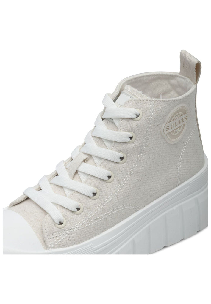 s.Oliver Sneaker Textil Beige