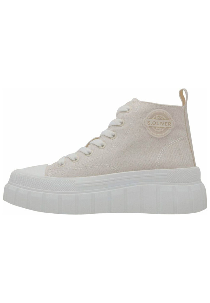 s.Oliver Sneaker Textil Beige