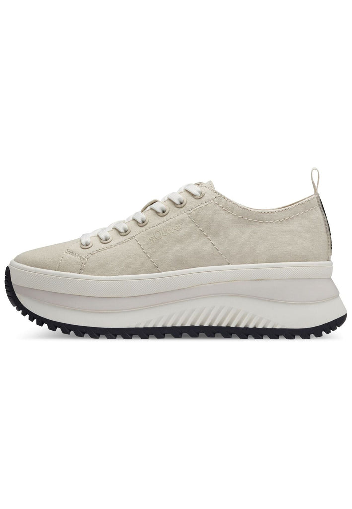 s.Oliver Sneaker Textil Hellbeige