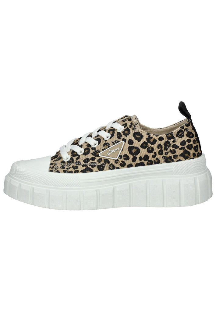 s.Oliver Sneaker Textil Leopard