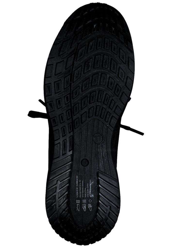 s.Oliver Sneaker Textil Schwarz