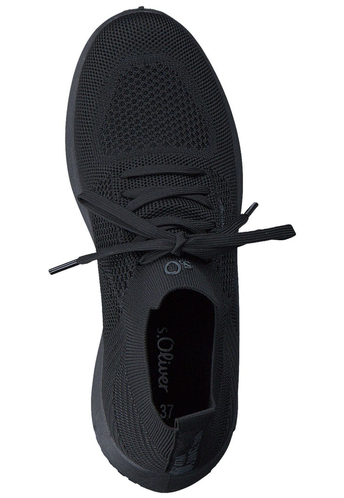 s.Oliver Sneaker Textil Schwarz