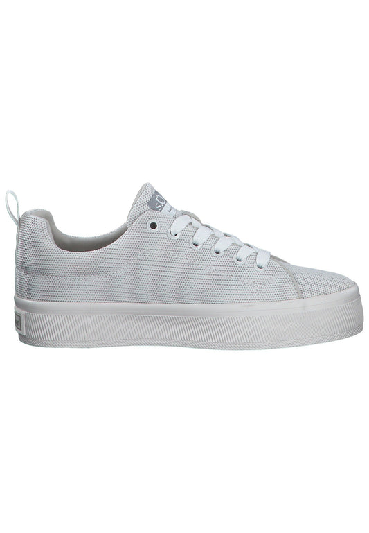 s.Oliver Sneaker Textil Weiß/Silber