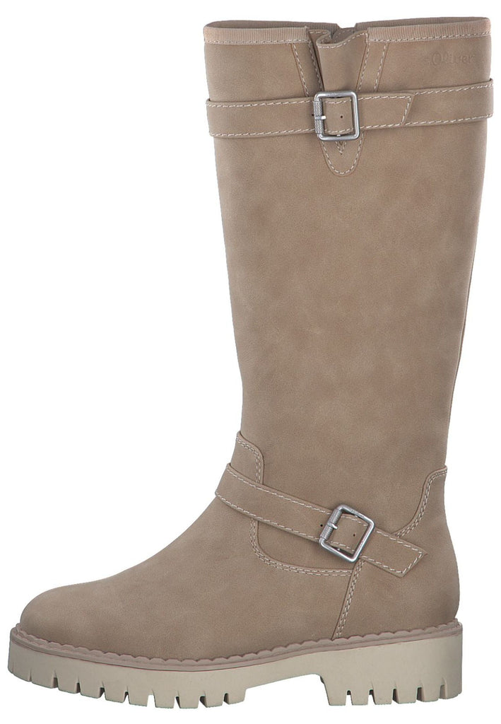 s.Oliver Stiefel Lederimitat Nut