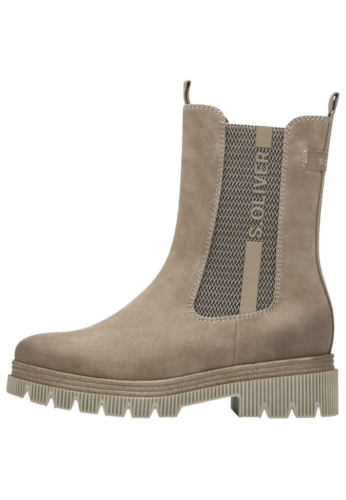 s.Oliver Stiefel Lederimitat Nut Warmfutter