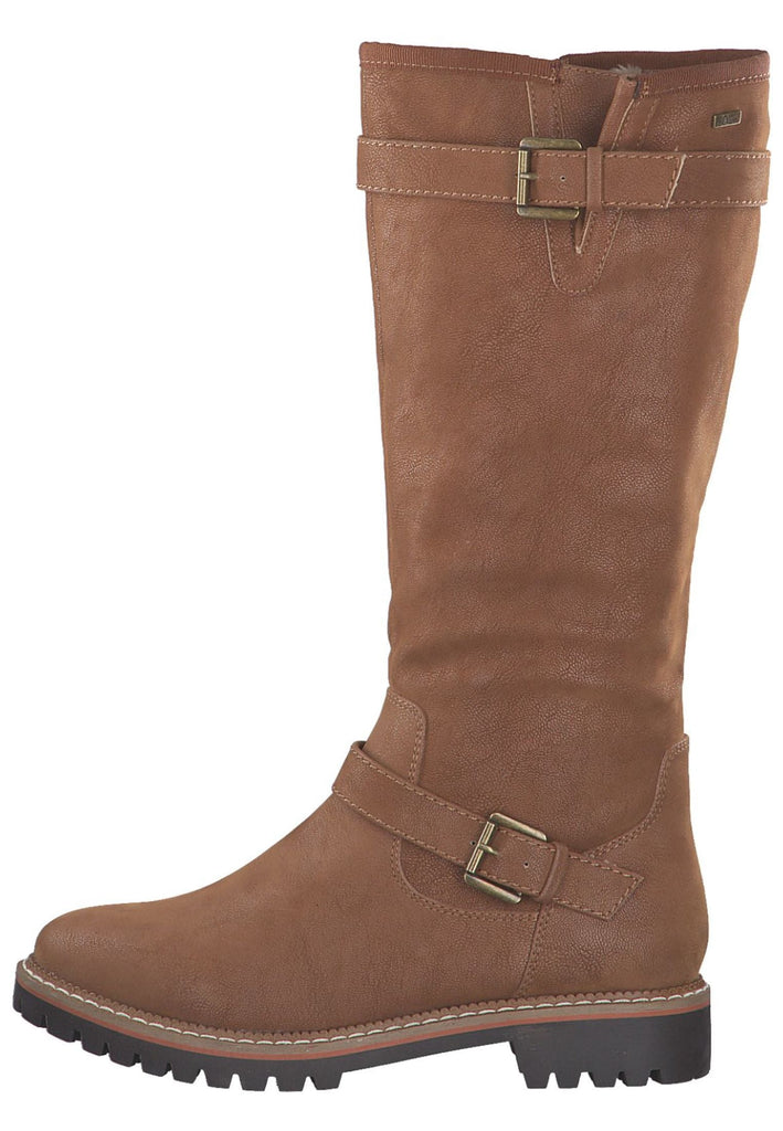 Stiefel s.Oliver Stiefel Lederimitat Nut Warmfutter