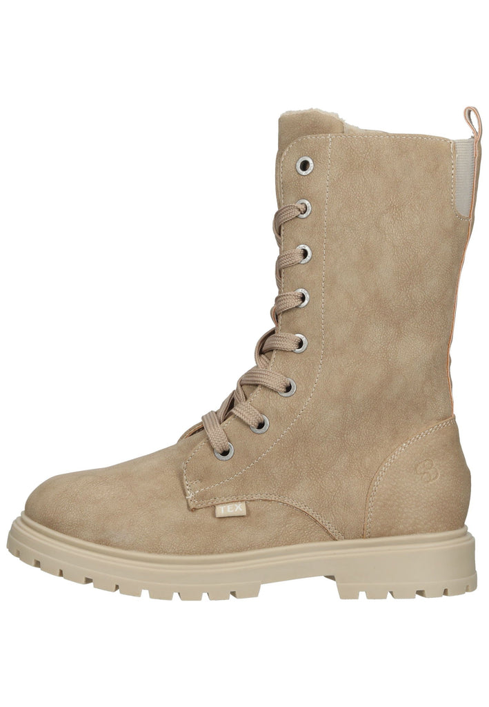 Stiefel s.Oliver Stiefel Lederimitat Sand