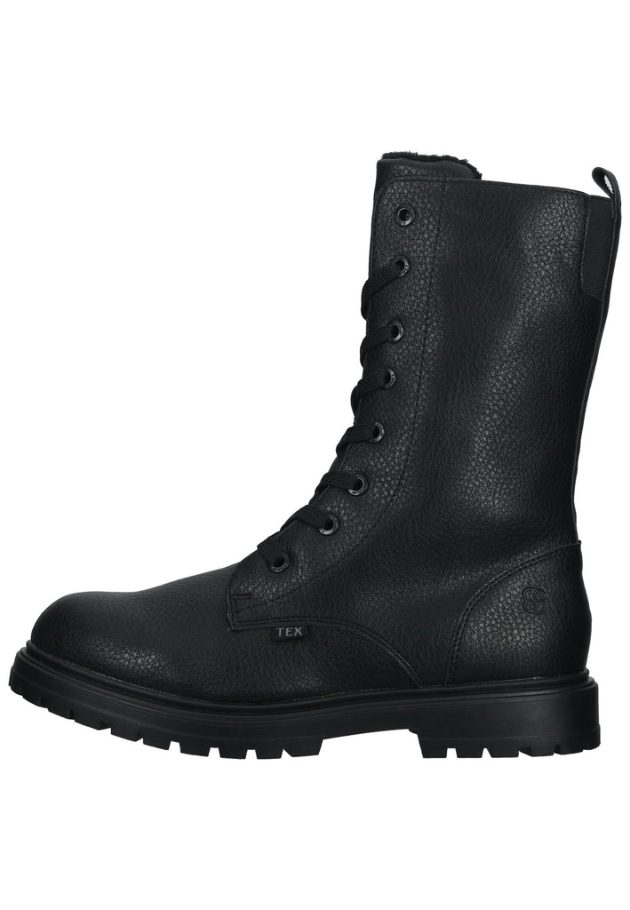 Stiefel s.Oliver Stiefel Lederimitat Schwarz