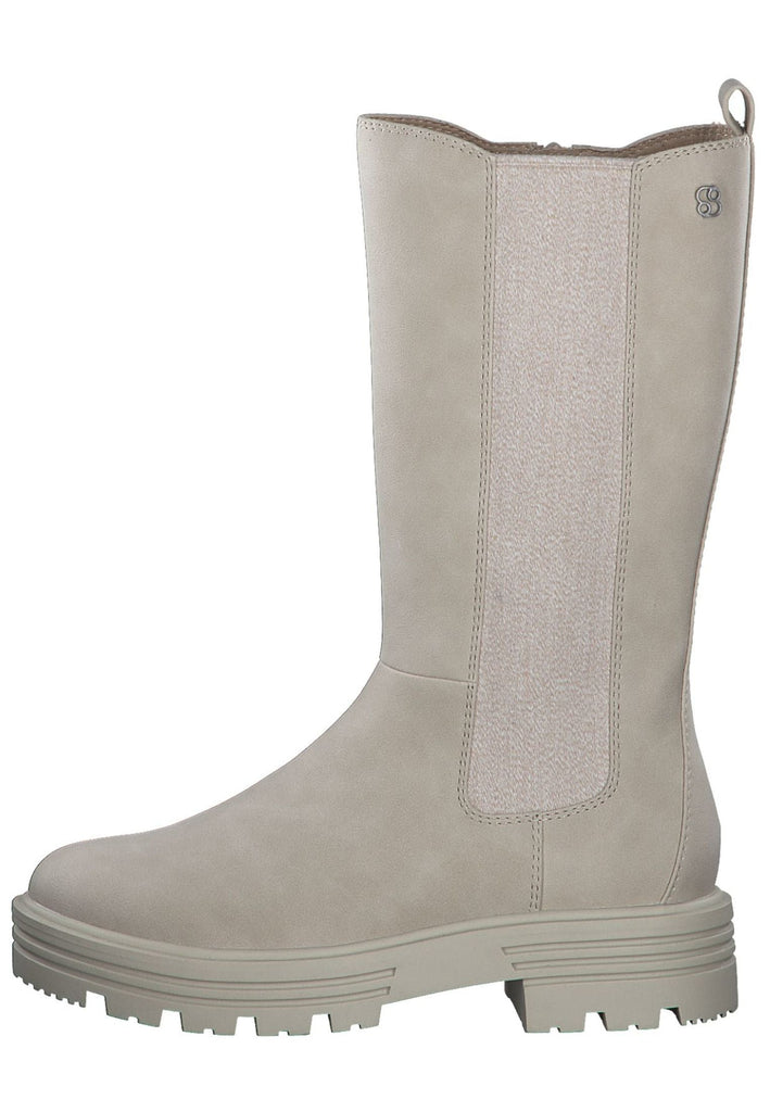 Stiefel s.Oliver Stiefel Lederimitat/Textil Beige
