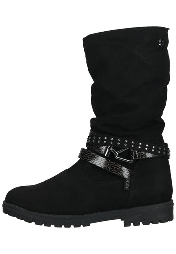 Stiefel s.Oliver Stiefel Lederimitat/Textil Schwarz Warmfutter
