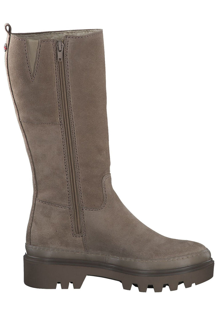 s.Oliver Stiefel Veloursleder Sand Warmfutter