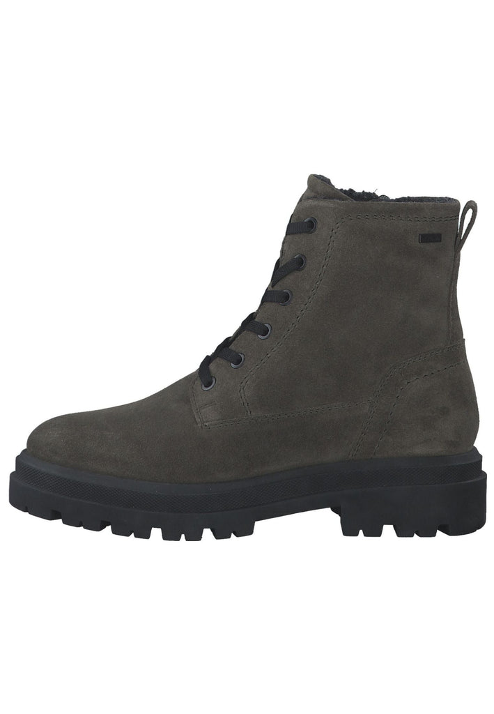 s.Oliver Stiefelette Leder Khaki