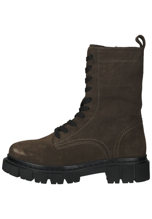 s.Oliver Stiefelette Leder Khaki