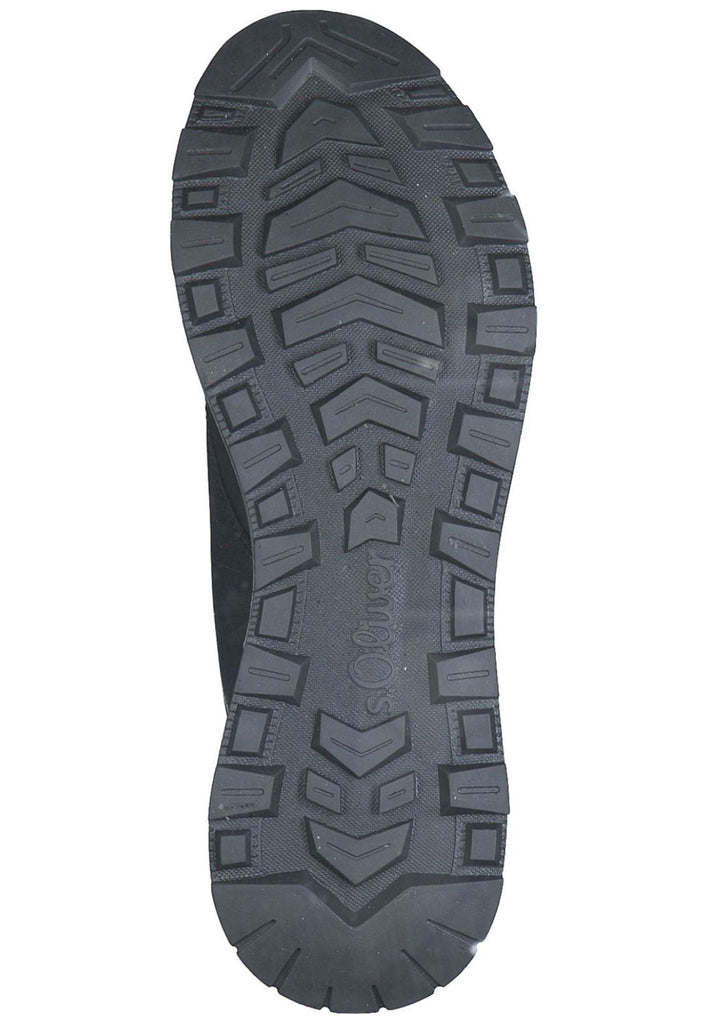 s.Oliver Stiefelette Leder Schwarz