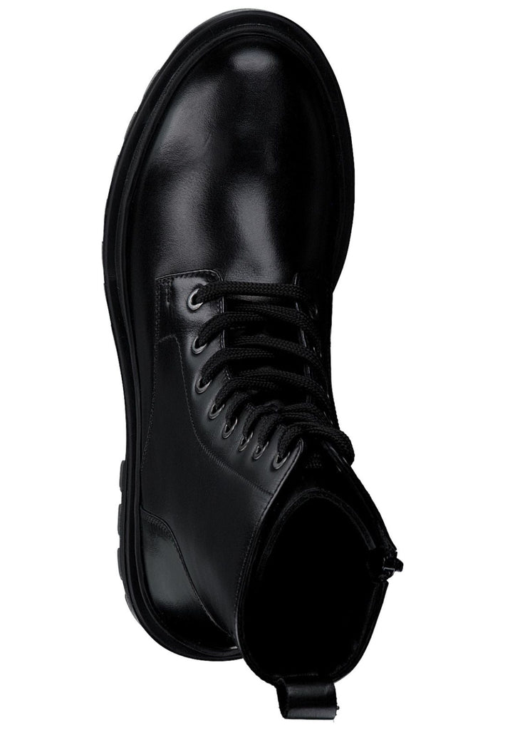 s.Oliver Stiefelette Leder Schwarz