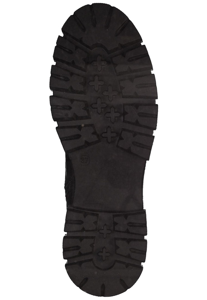 s.Oliver Stiefelette Leder/Textil Schwarz