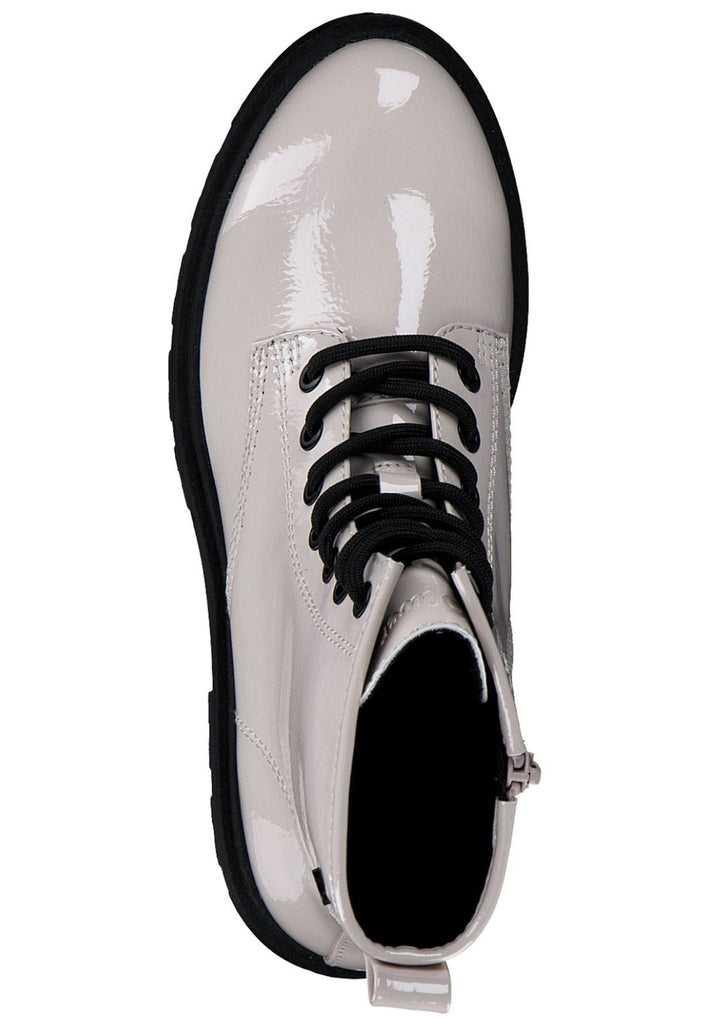 s.Oliver Stiefelette Lederimitat Cream