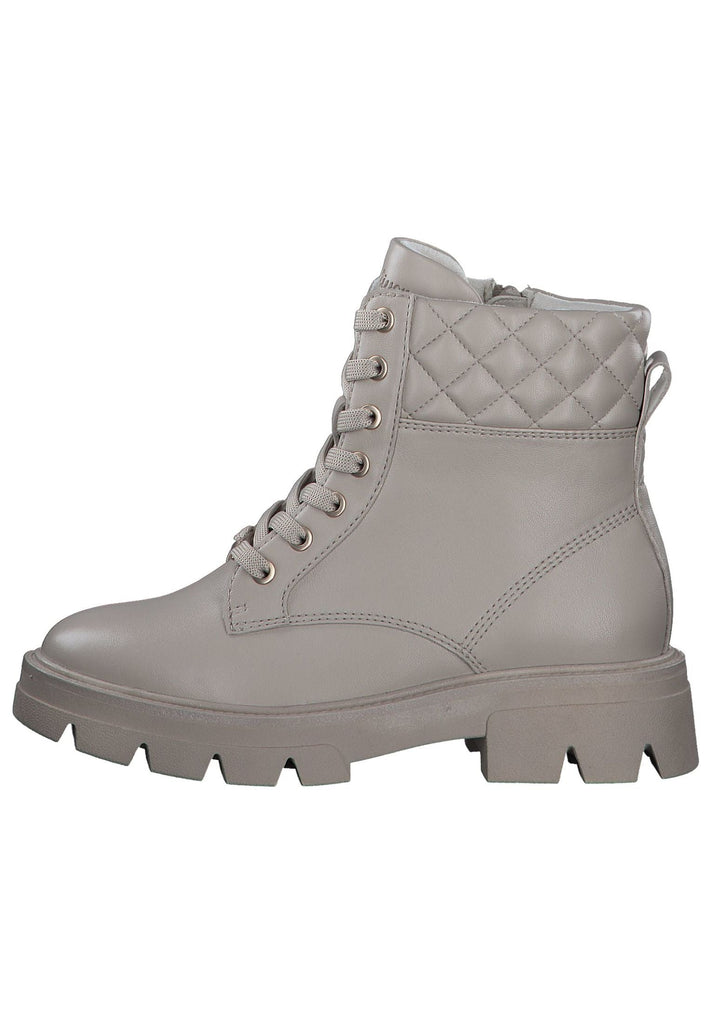 s.Oliver Stiefelette Lederimitat Ivory