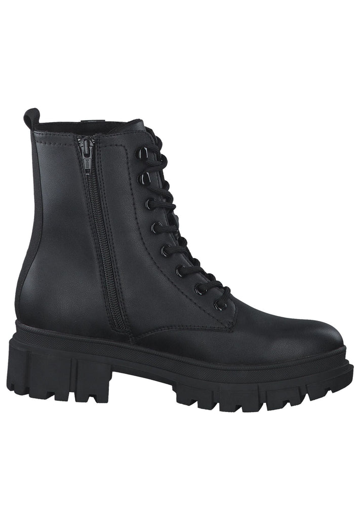 s.Oliver Stiefelette Lederimitat Schwarz