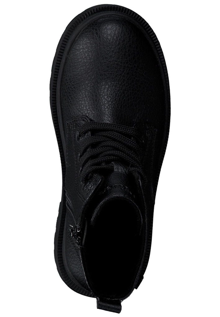 s.Oliver Stiefelette Lederimitat Schwarz