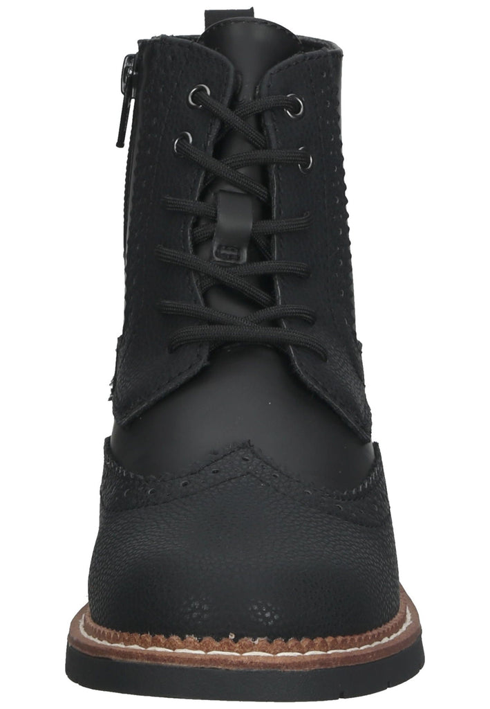 s.Oliver Stiefelette Lederimitat Schwarz