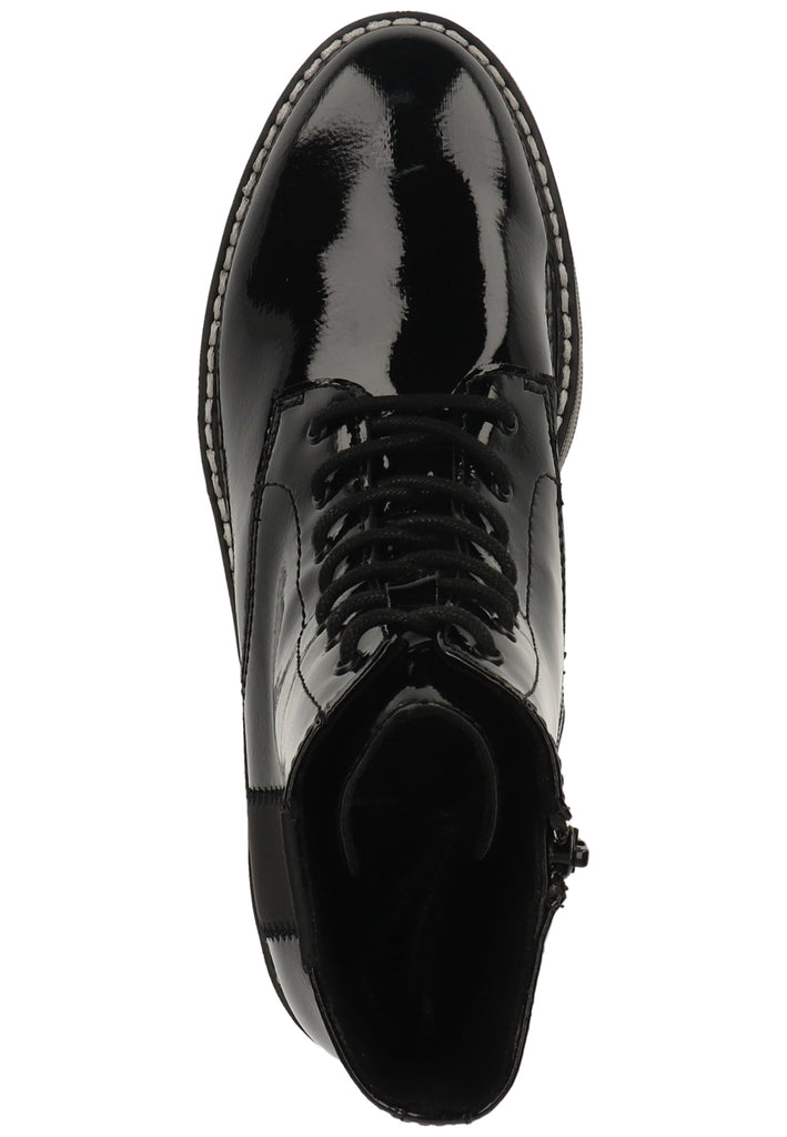 s.Oliver Stiefelette Lederimitat Schwarz