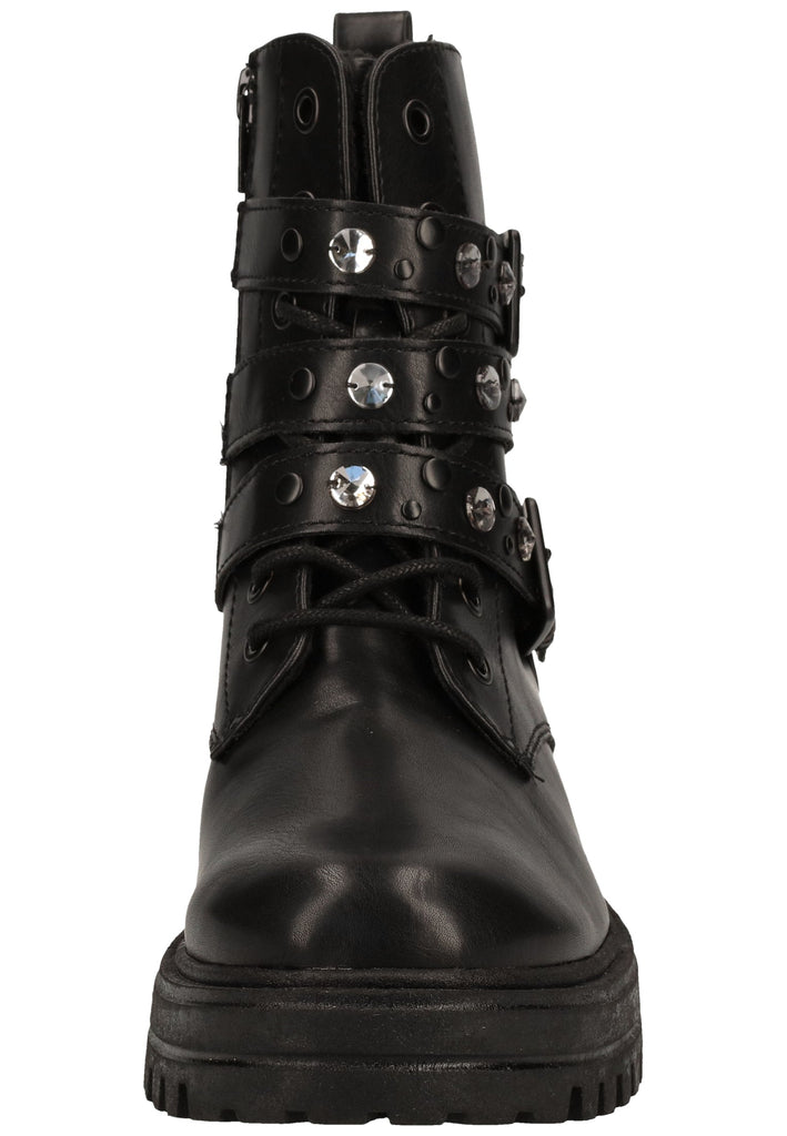 s.Oliver Stiefelette Lederimitat Schwarz