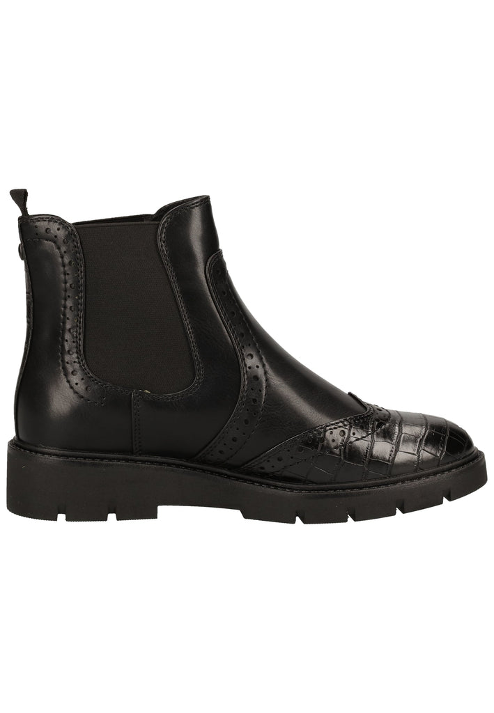 s.Oliver Stiefelette Lederimitat Schwarz