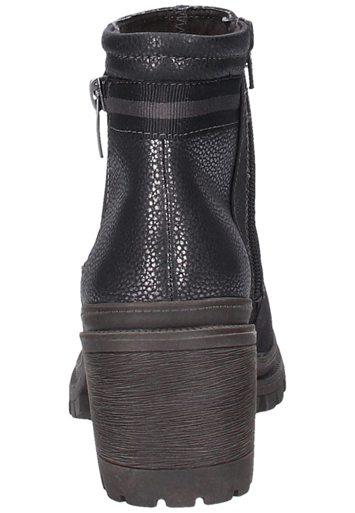 s.Oliver Stiefelette Lederimitat Schwarz