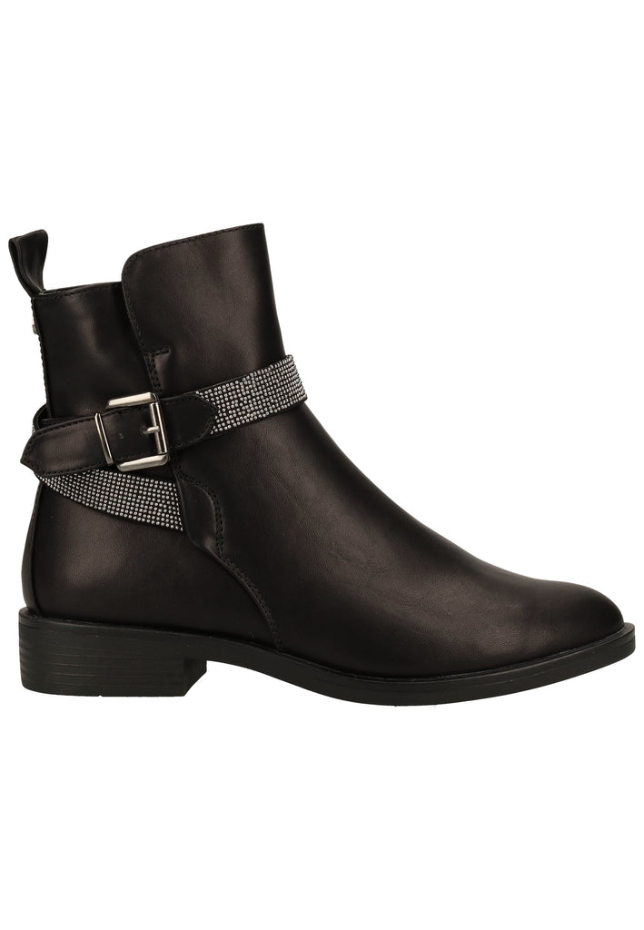 s.Oliver Stiefelette Lederimitat Schwarz