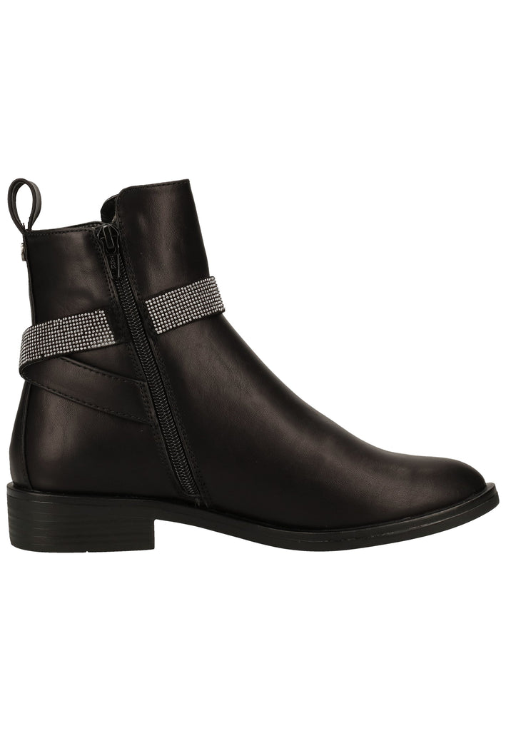 s.Oliver Stiefelette Lederimitat Schwarz
