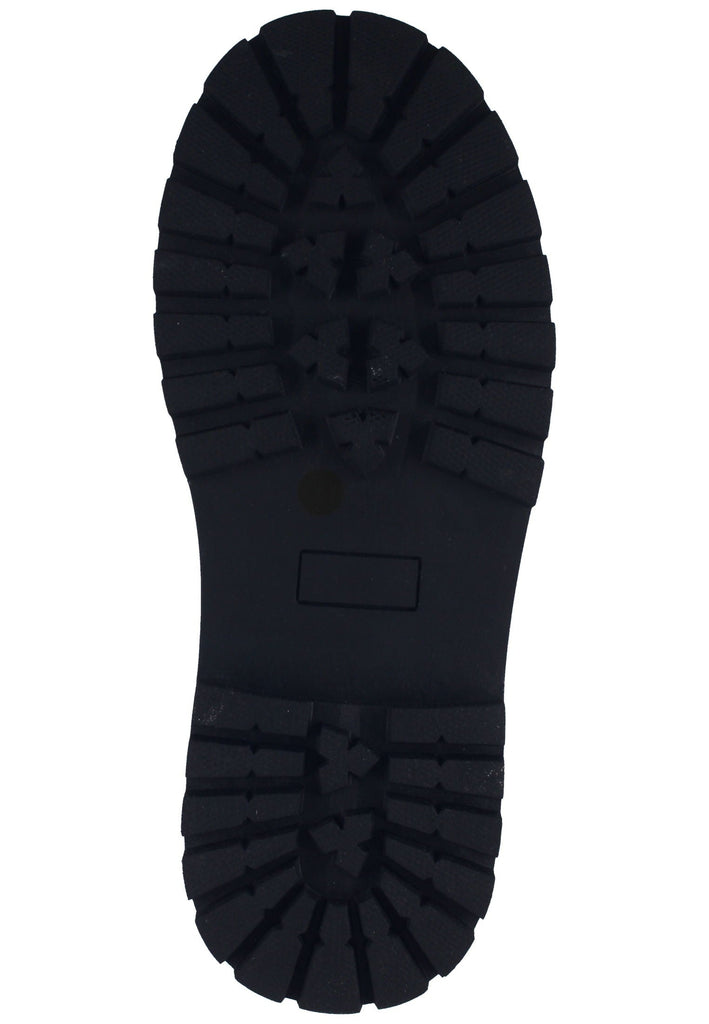 s.Oliver Stiefelette Lederimitat Schwarz Kombi Warmfutter