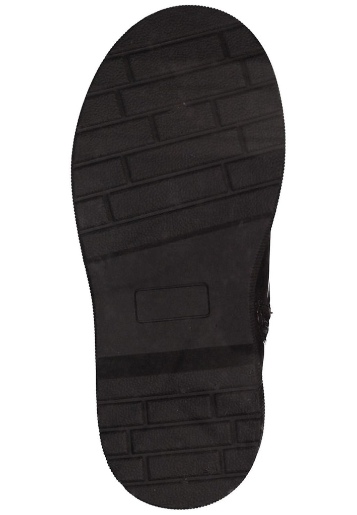 s.Oliver Stiefelette Lederimitat Schwarz Lack