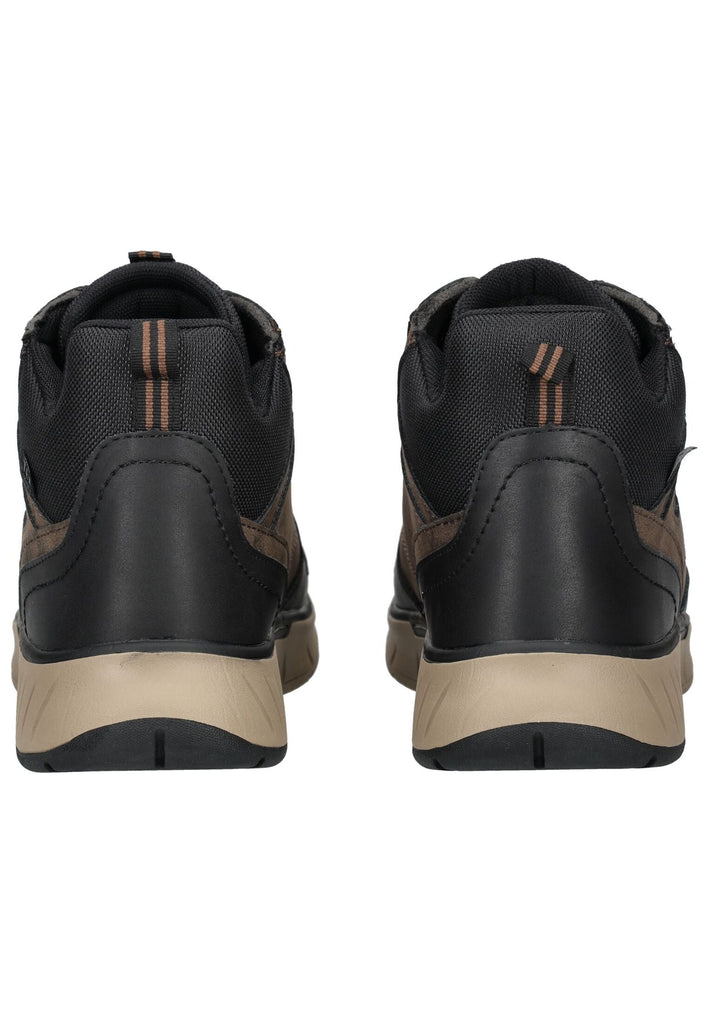 s.Oliver Stiefelette Lederimitat/Textil Braun/Schwarz Warmfutter