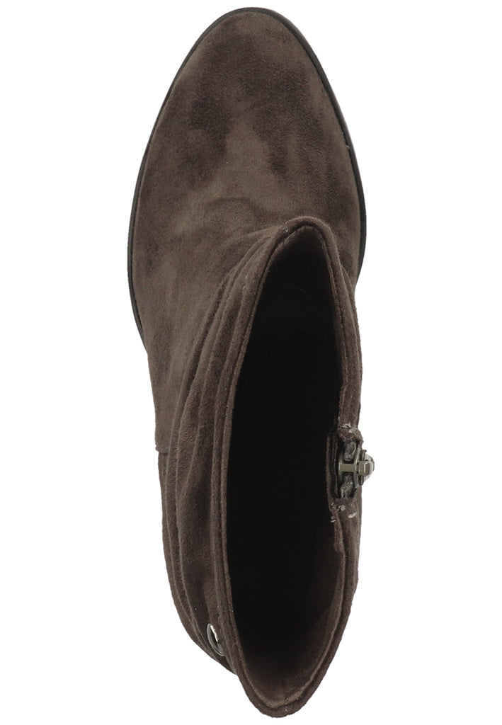 s.Oliver Stiefelette Lederimitat/Textil Grau