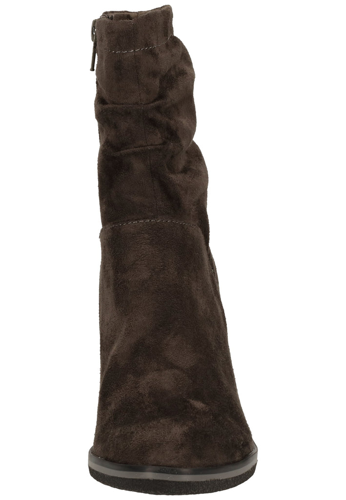 s.Oliver Stiefelette Lederimitat/Textil Grau