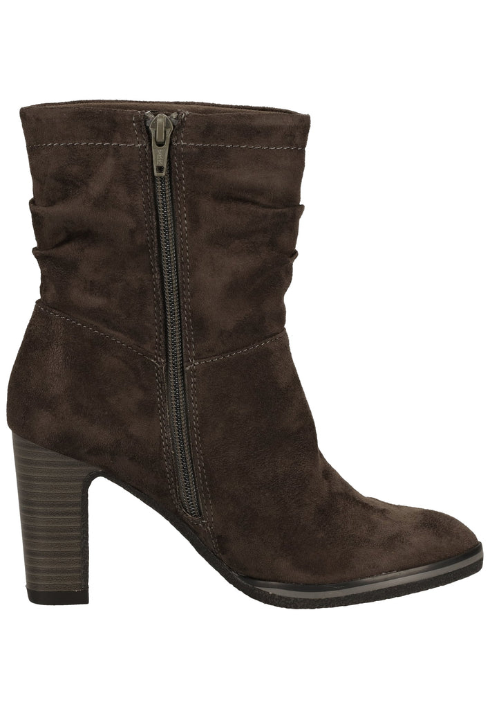 s.Oliver Stiefelette Lederimitat/Textil Grau