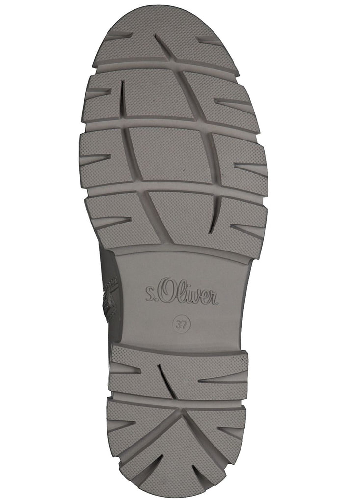 s.Oliver Stiefelette Lederimitat/Textil Ivory