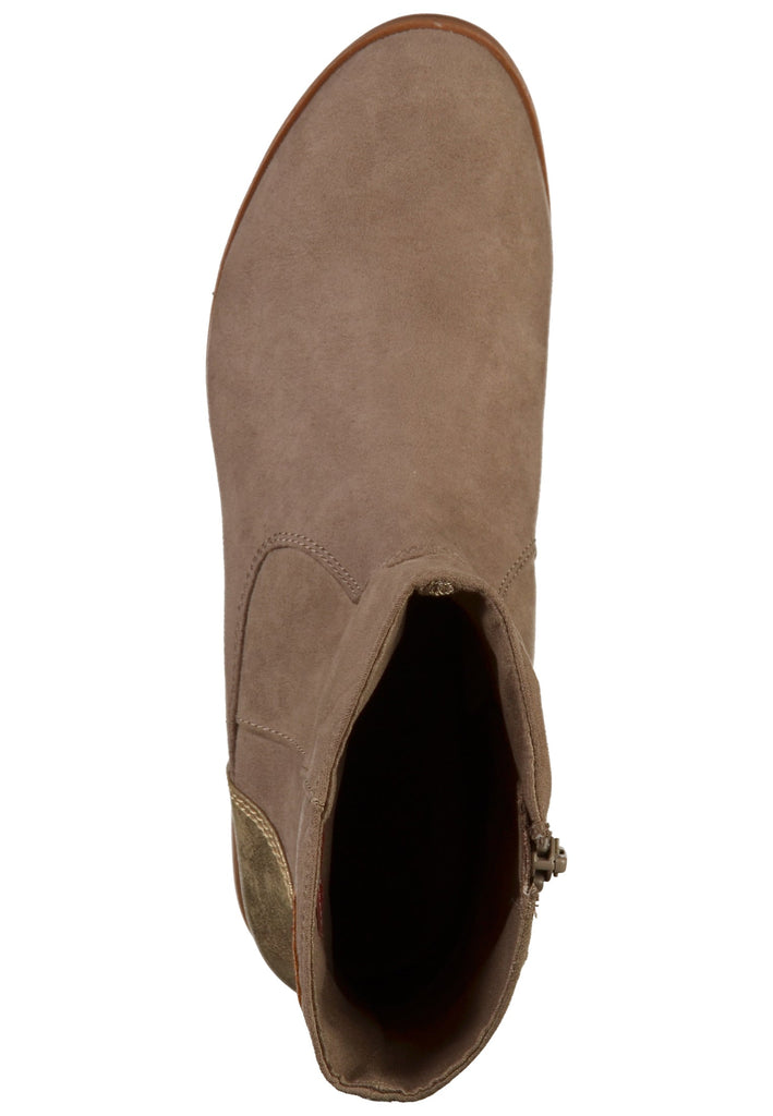 s.Oliver Stiefelette Lederimitat/Textil Pepper