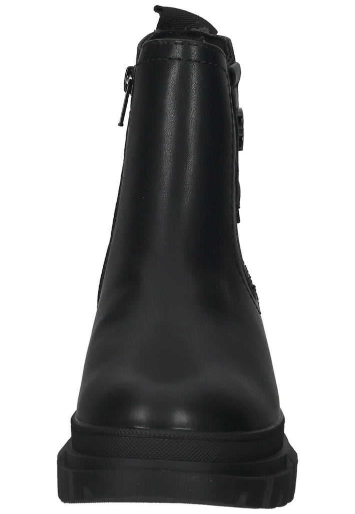 s.Oliver Stiefelette Lederimitat/Textil Schwarz