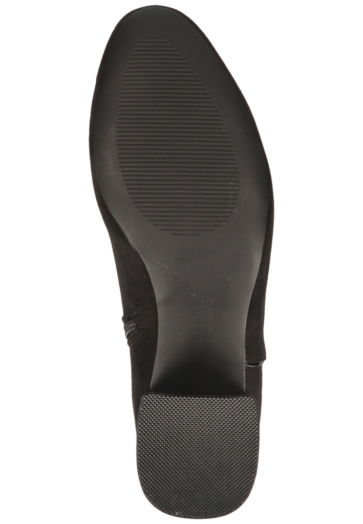 s.Oliver Stiefelette Lederimitat/Textil Schwarz