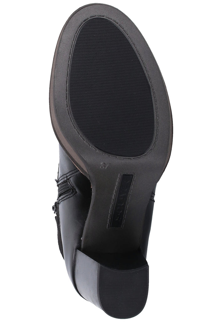 s.Oliver Stiefelette Lederimitat/Textil Schwarz