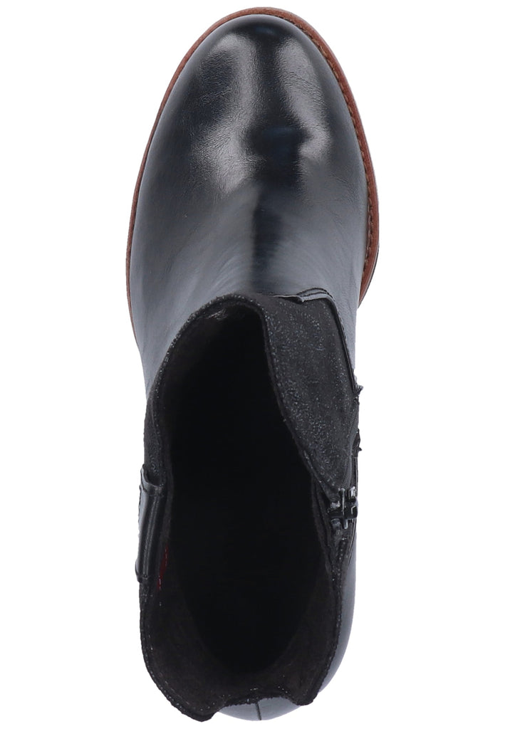 s.Oliver Stiefelette Lederimitat/Textil Schwarz