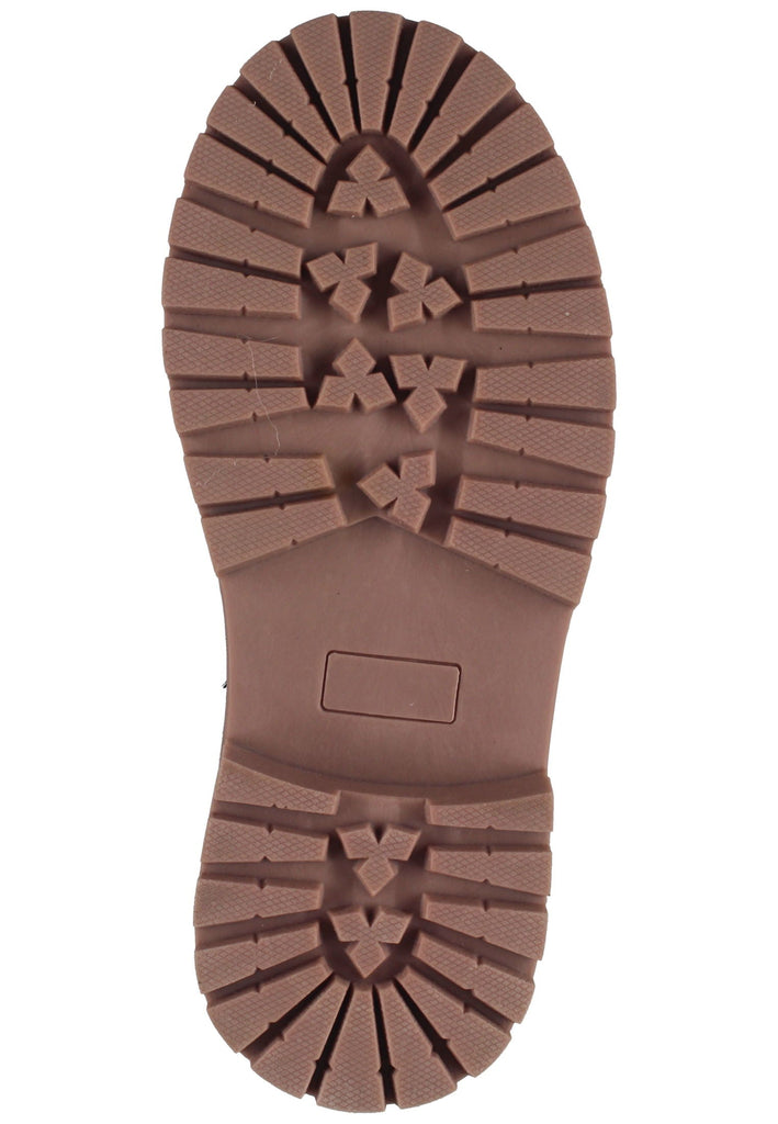 s.Oliver Stiefelette Lederimitat/Textil Schwarz/Rosa Warmfutter