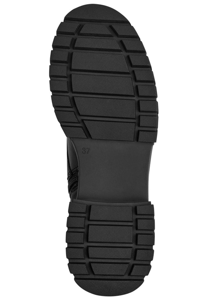 s.Oliver Stiefelette Lederimitat/Textil Schwarz Warmfutter