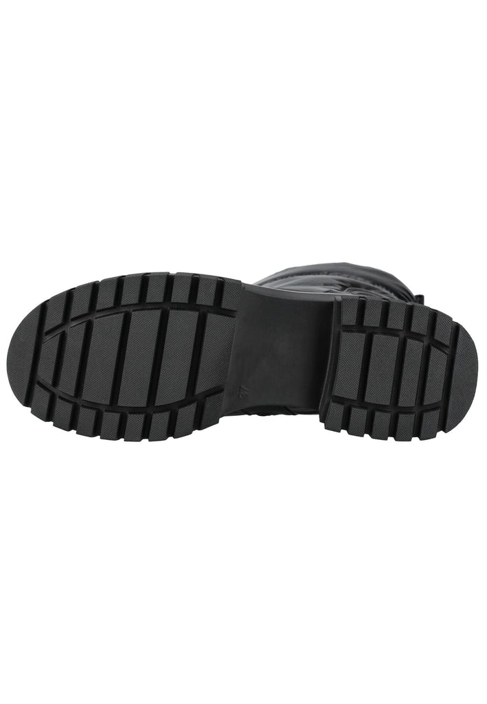 s.Oliver Stiefelette Lederimitat/Textil Schwarz Warmfutter