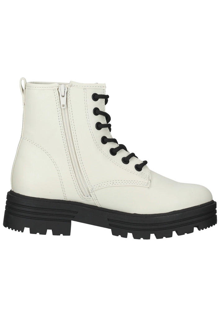 s.Oliver Stiefelette Lederimitat Weiß