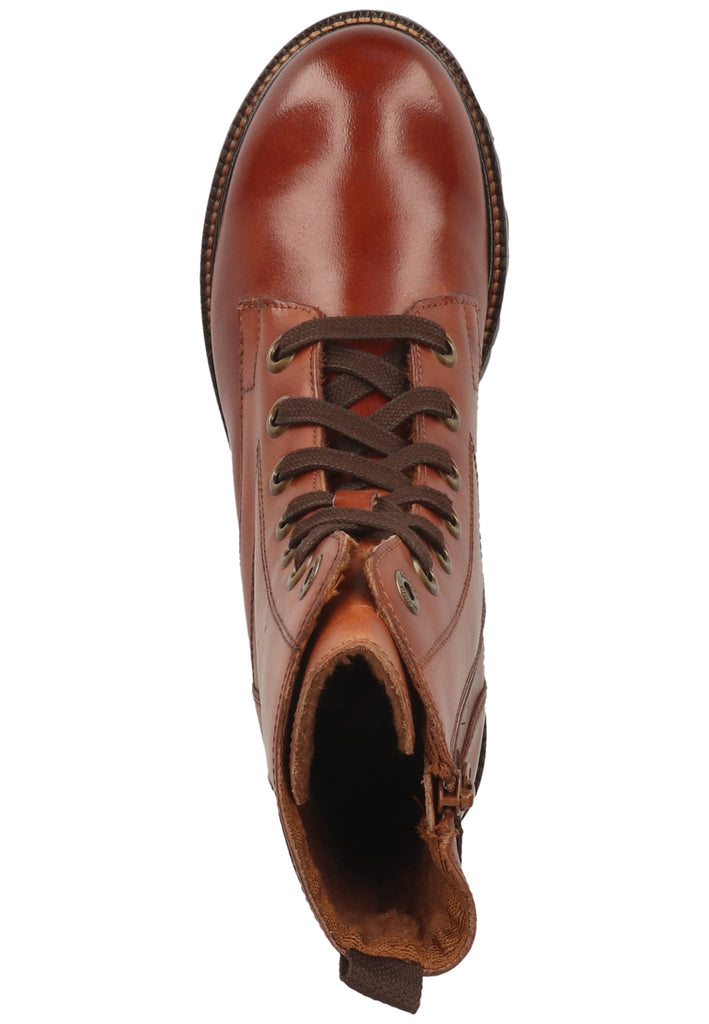 s.Oliver Stiefelette Nappaleder Cognac