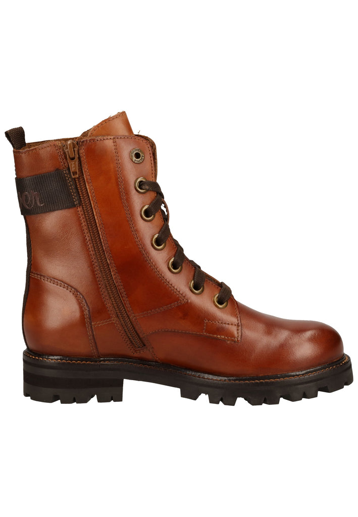 s.Oliver Stiefelette Nappaleder Cognac
