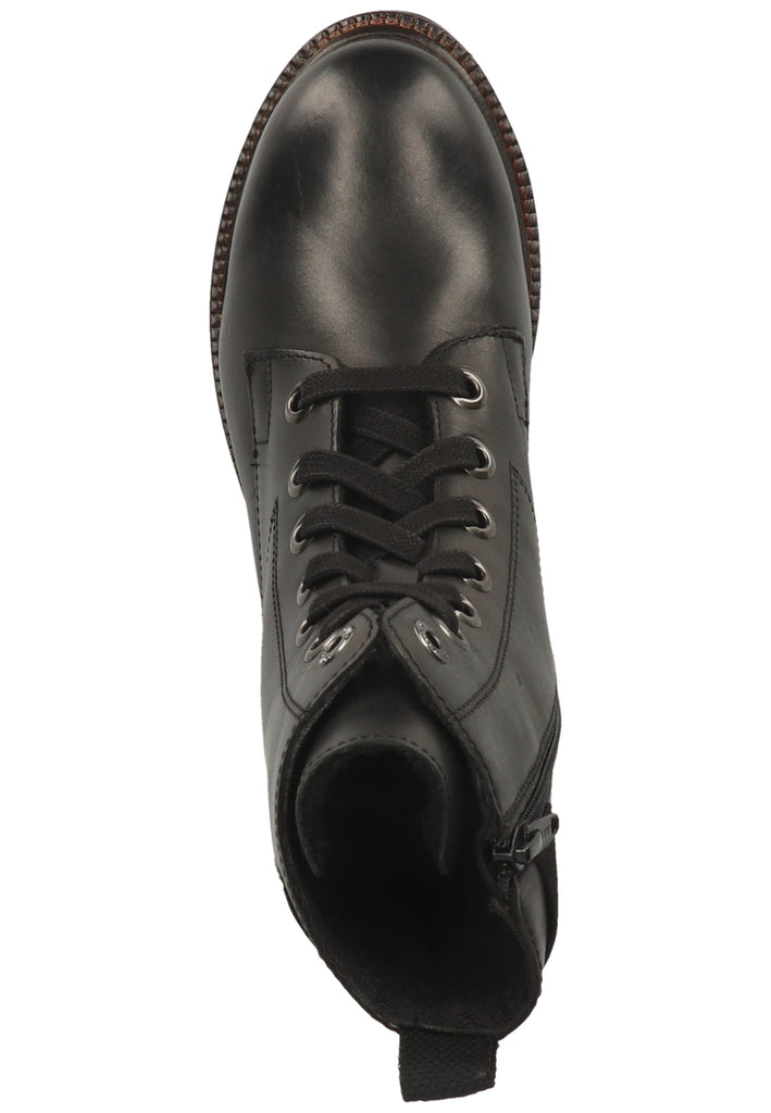 s.Oliver Stiefelette Nappaleder Schwarz